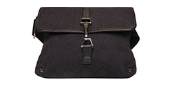 Vintage Mono Belt Bag, Canvas, Black, 92543001998, 3*